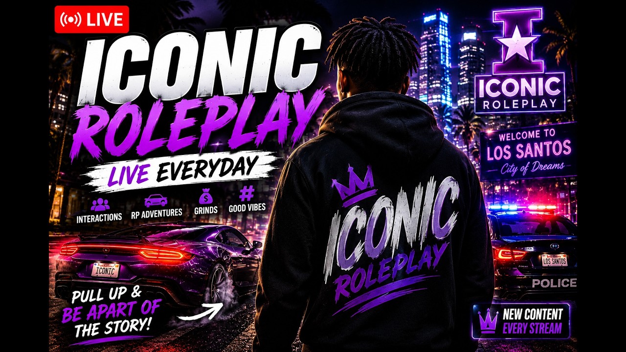 Iconic Roleplay LIVE đ | FiveM RP background