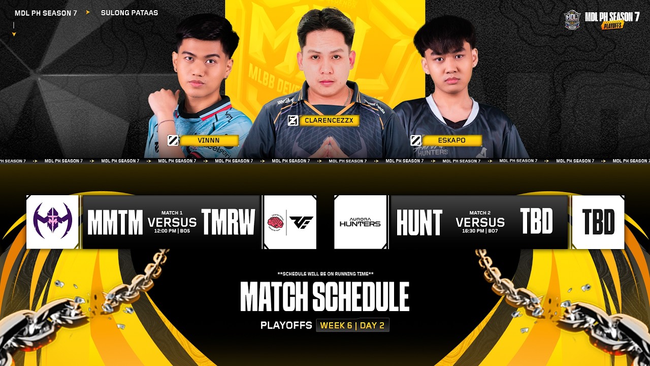 🔴 LIVE | MDL PH S7 | PLAYOFFS DAY 2