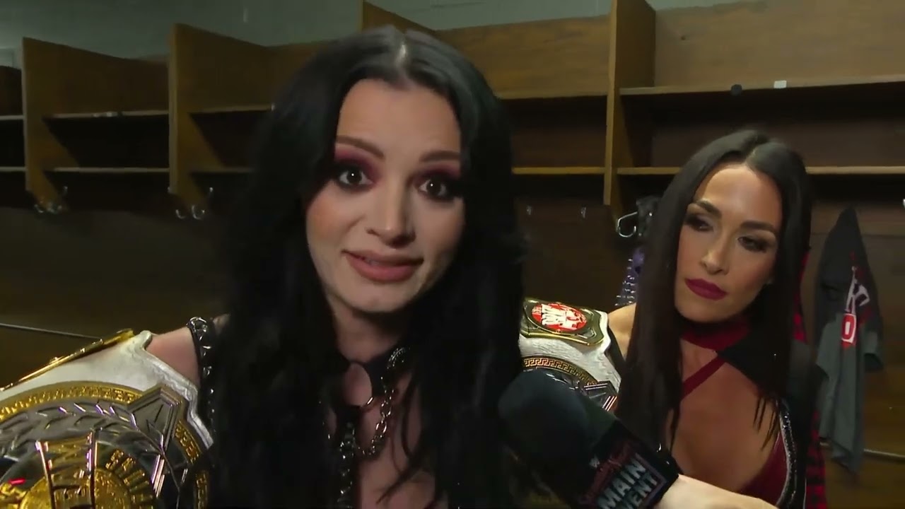 Paige and Brie Bella Confident Ahead of Tag Title Defense | SNME May 23, 2026 background