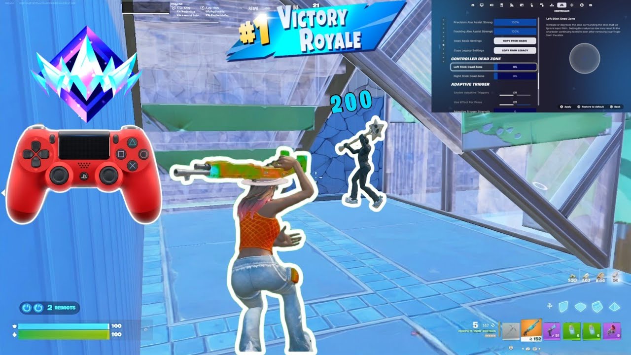 NEW 0 DELAY Peterbot Controller Settings Fortnite (RTX 3050 + Reload Gameplay )