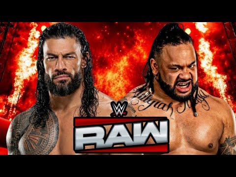 Roman Reigns(C) Vs Jacob Fatu WWE Raw Match May 24 2026 WWE2K26 Simulation - FULL MATCH