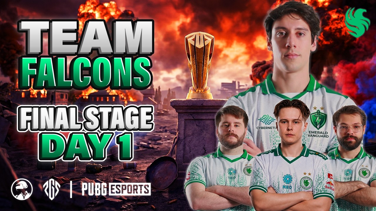 PGS 4 2026 | POV - Team Falcons | Final Stage - Day 1 | PUBG Pro-Player
