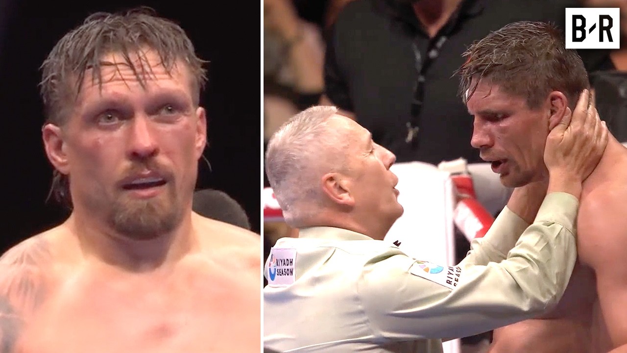 Oleksandr Usyk vs. Rico Verhoeven CONTROVERSIAL Finish in Round 11 background