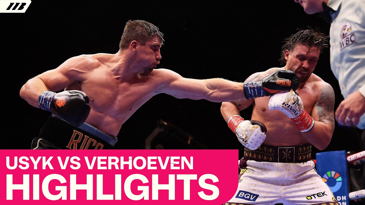 Oleksandr Usyk Stops Rico Verhoeven Late In Close Fight | Matchroom Boxing background