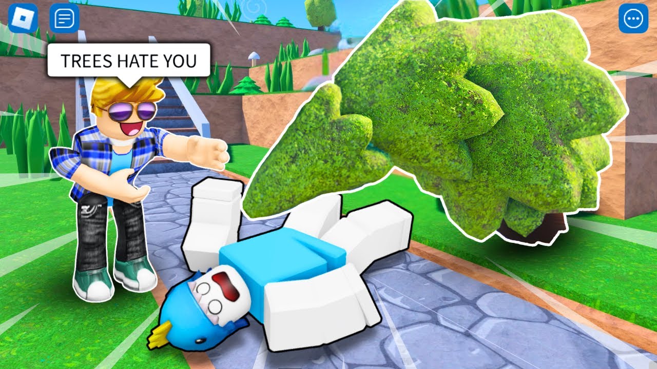 TREES HATE YOU๐ฒin ROBLOX with FRIENDS (All stages)
