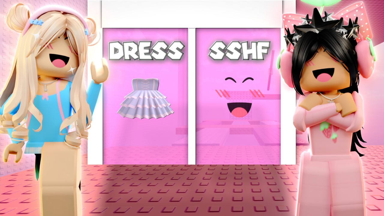 WE PLAYED THE ROBLOX WOULD YOU RATHER TOWER ( DRESS UP )