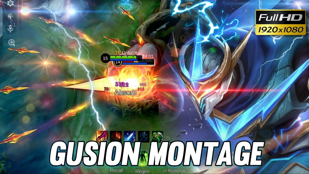 The Best And Fastest Gusion Montage Of 2025 background