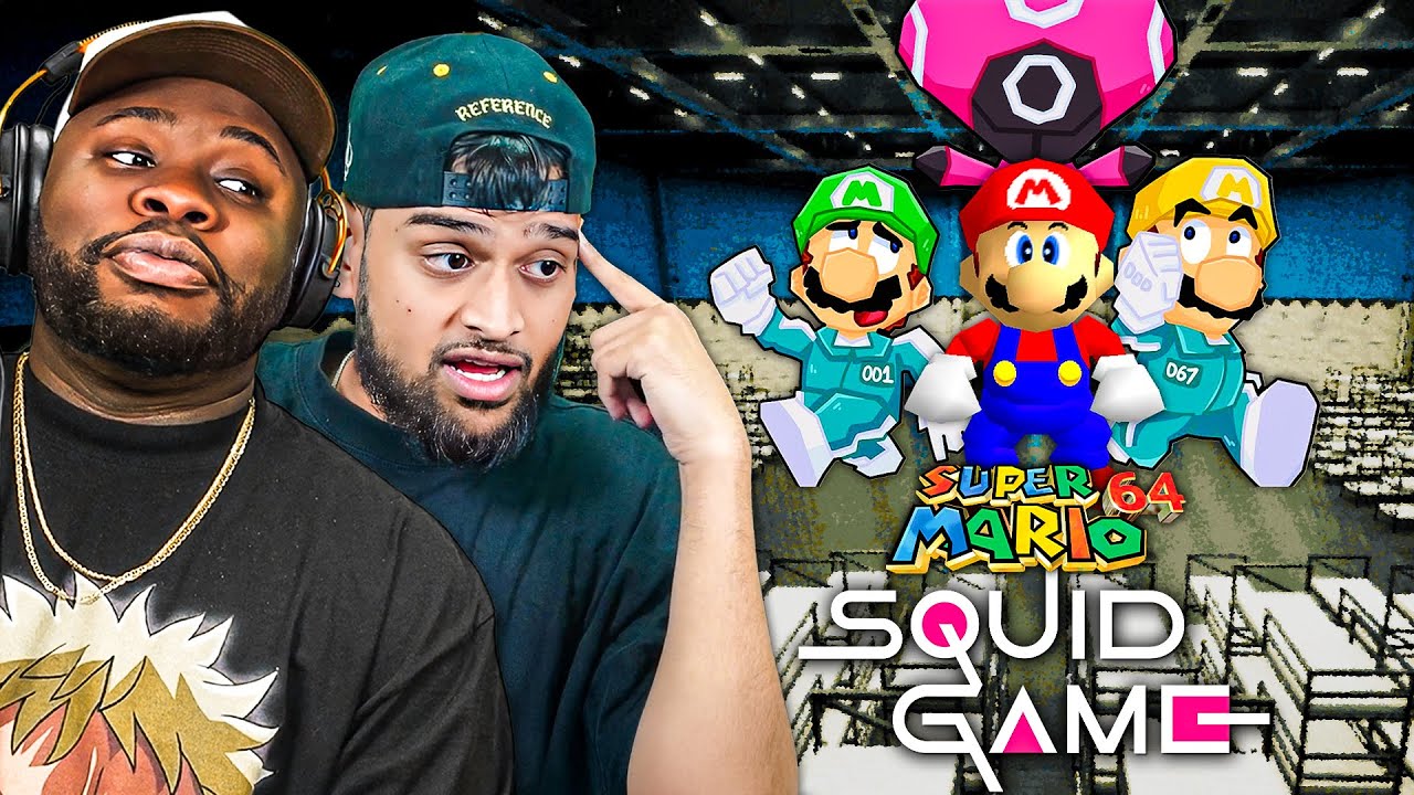 RDC PLAYS SQUID GAME ON MARIO 64 background