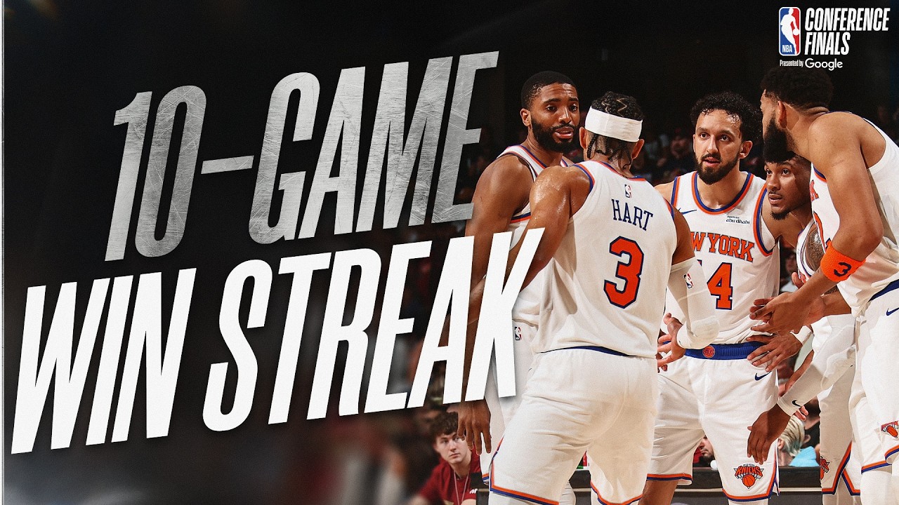 The TOP Plays of the Knicks 10-Game Playoff Win Streak 🔥