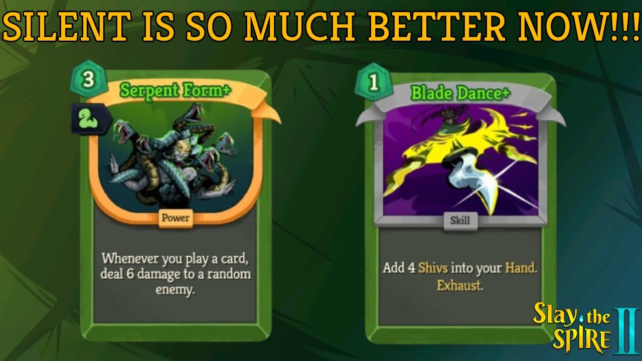 The New Patch Made Silent SO Much More Fun! | A10 Silent Run - Slay the Spire 2 background