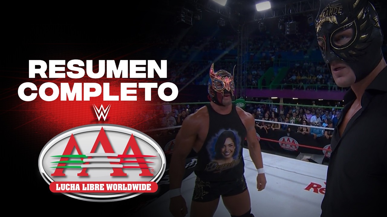 No hay vuelta atrás para Los Grandes, Rey Mysterio Gerente General de AAA y lo mejor de AAA en CDMX background