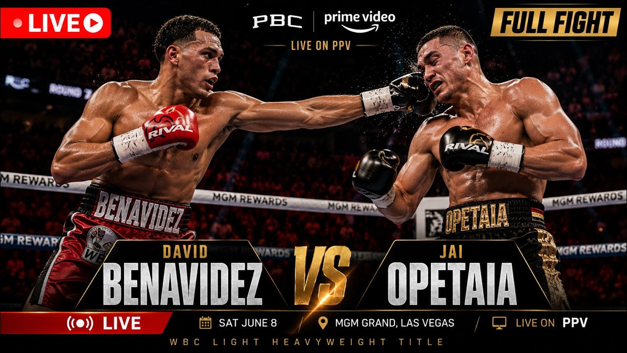 David Benavidez vs Jai Opetaia – Full Fight Highlights | UNDISPUTED WAR! background
