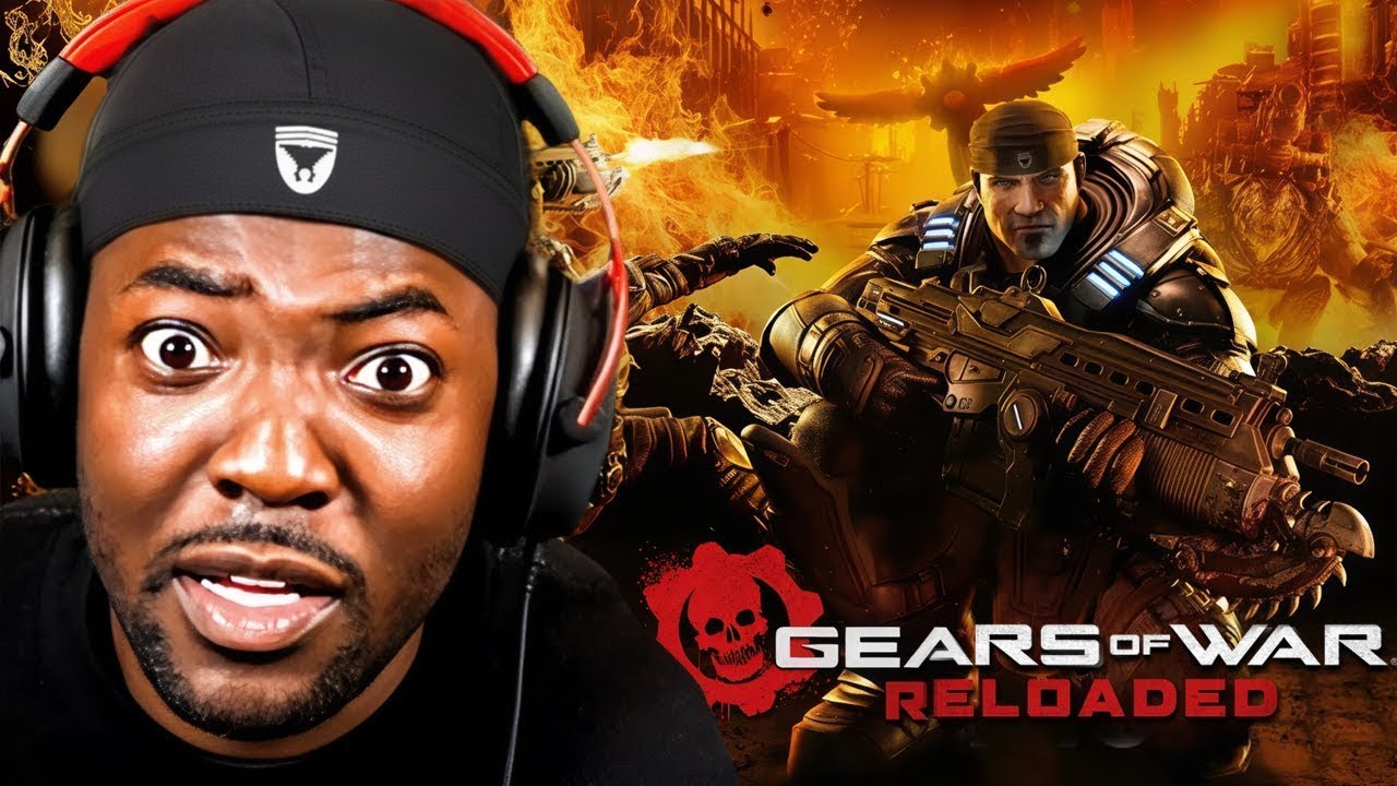 RDC PLAYS GEARS OF WAR RELOADED FOR THE FIRST TIME background