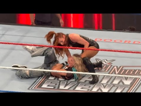 Becky Lynch vs Sol Ruca Full Match - WWE SNME 5/23/2026 background
