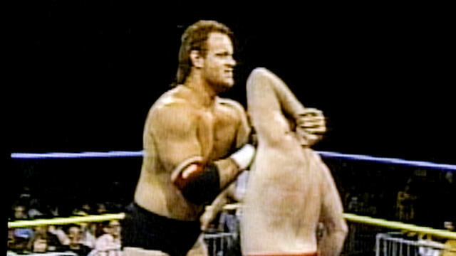 FULL MATCH: “Mean” Mark Callous (with Paul E. Dangerously) vs. local competitor: WCW, May 26, 1990 background