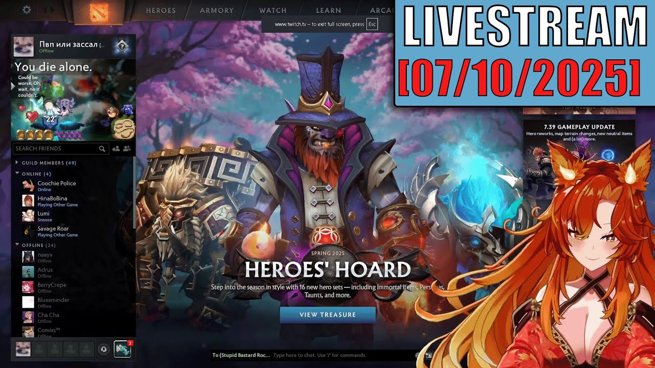 SmugAlana Plays Dota 2 and Lost Gamer