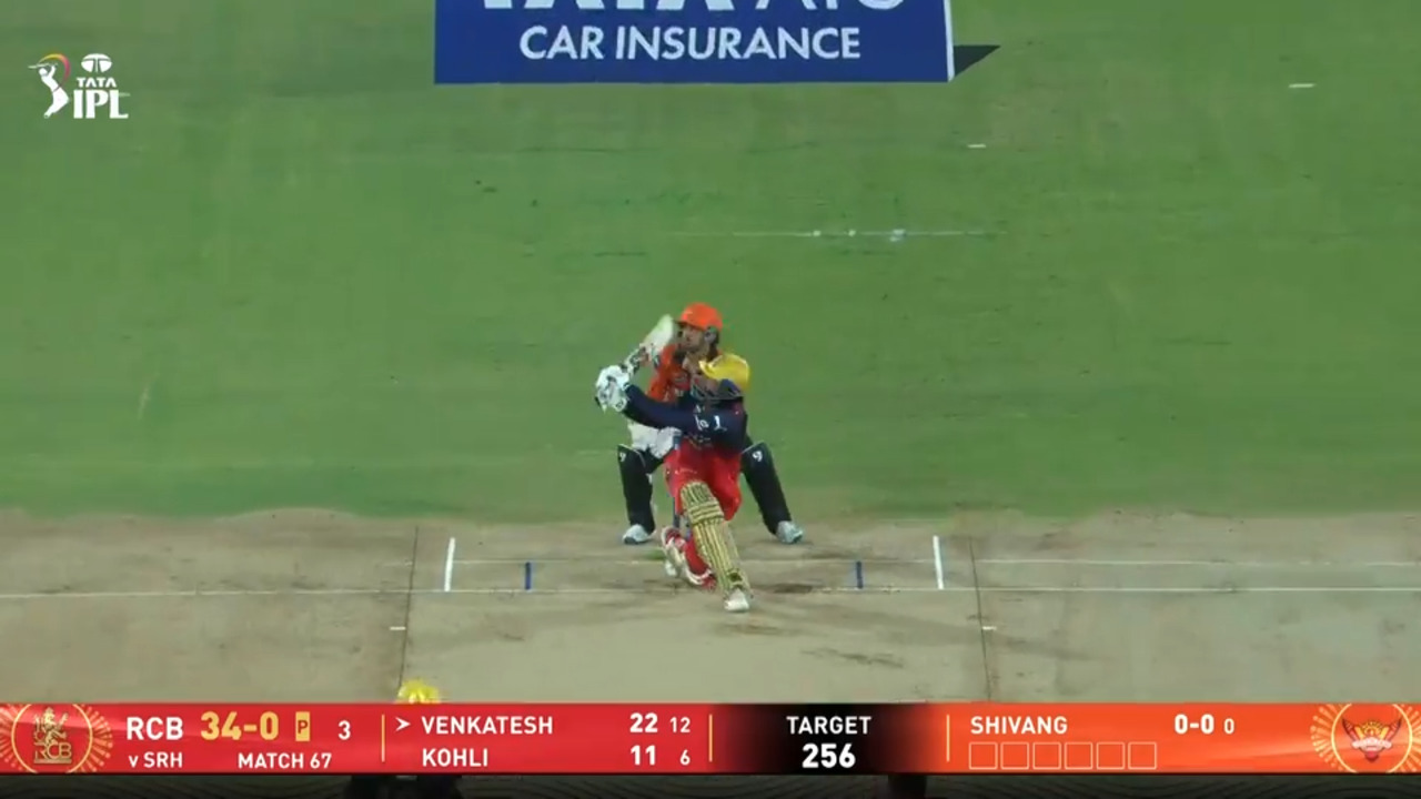 IPL 2026 M67: SRH vs RCB - Venkatesh Iyer Six