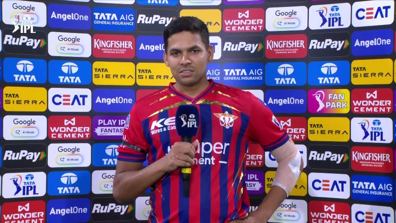 IPL 2026 M59: LSG vs CSK - Akash Singh Interview background