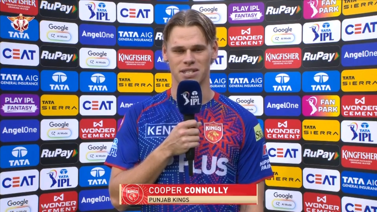 IPL 2026 M68: LSG vs PBKS - Cooper Connolly Interview