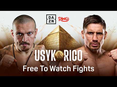OLEKSANDR USYK VS. RICO VERHOEVEN PRELIMS LIVESTREAM background