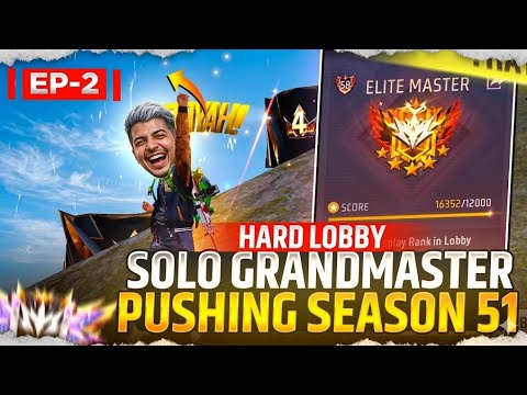 Solo Grandmaster Pushing Challange π | 18200 Score Complete π₯ | Season 51