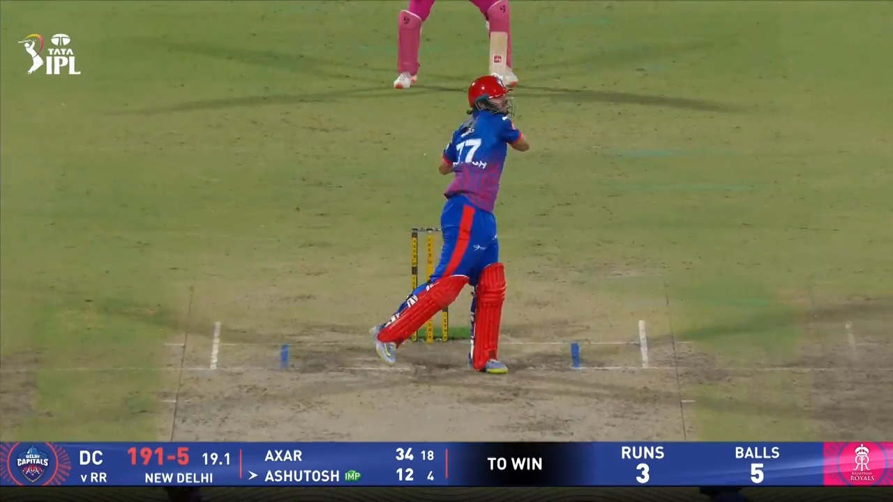 IPL 2026 M62: DC vs RR - Ashutosh Sharma Six background