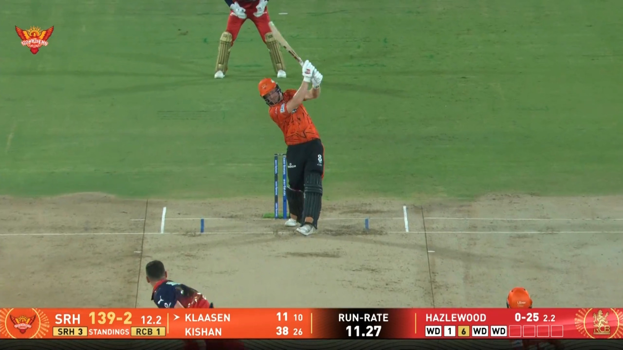 IPL 2026 M67: SRH vs RCB - Heinrich Klaasen Six background