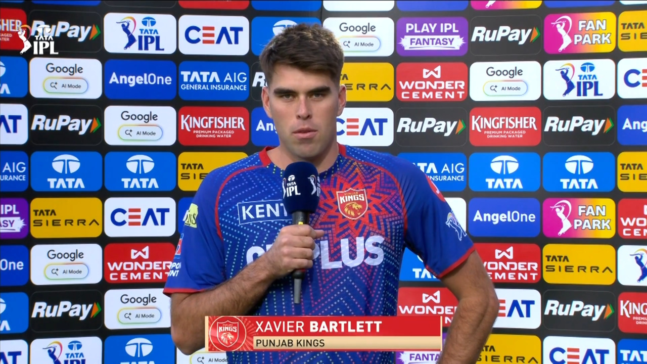 IPL 2026 M58: PBKS vs MI - Xavier Bartlett Interview background