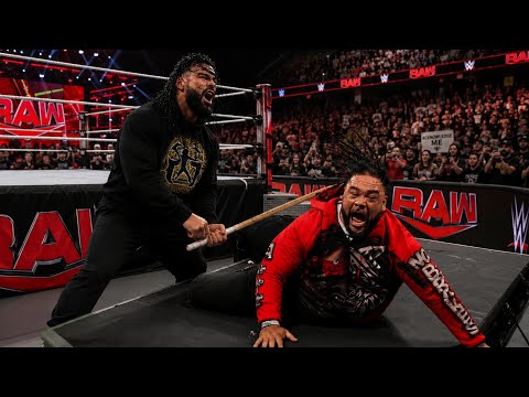 WWE Raw 24 May 2026 - Roman Reigns Brutal Attack Jecob Fatu Full Match | WWE Raw 2026 background