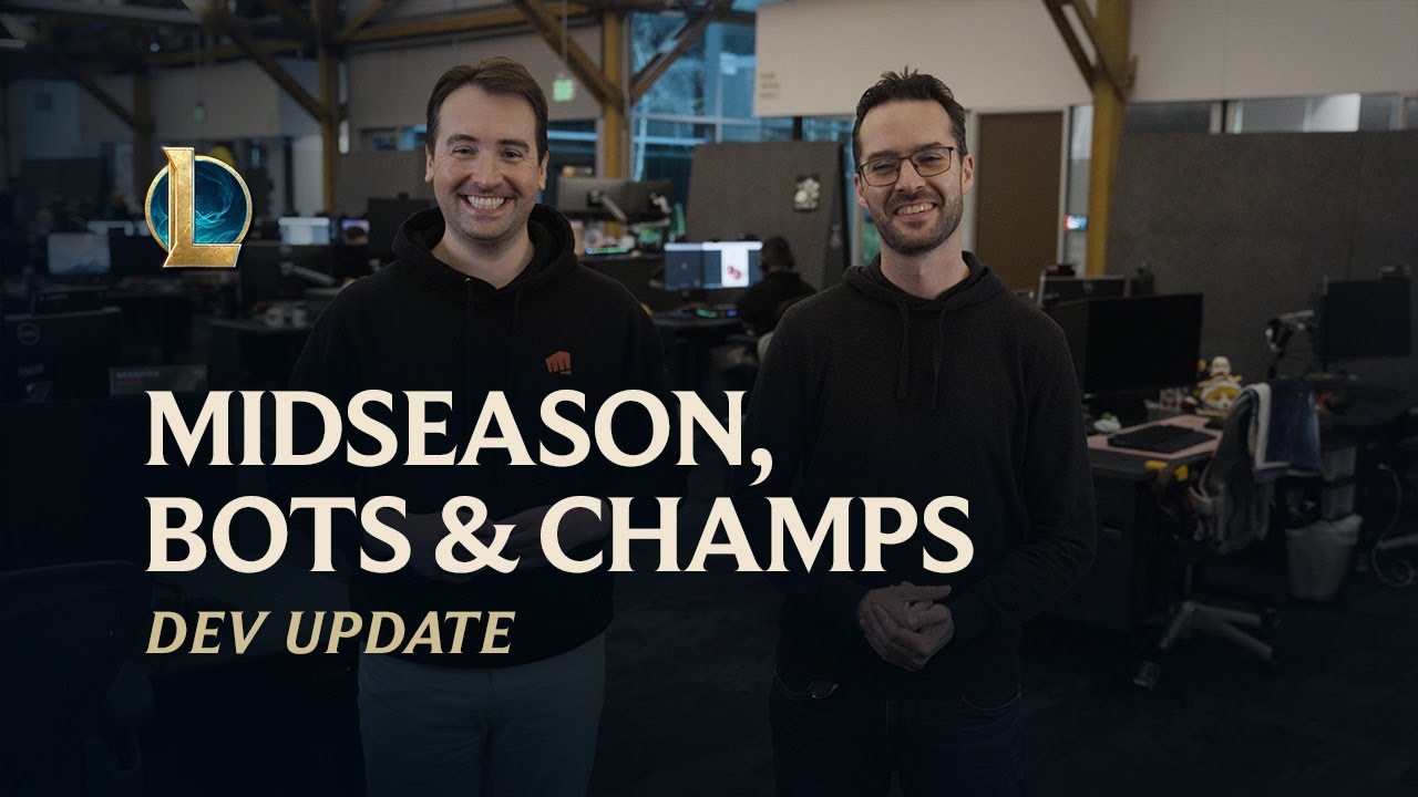 Midseason, Bots & Champs | Dev Update - League of Legends background