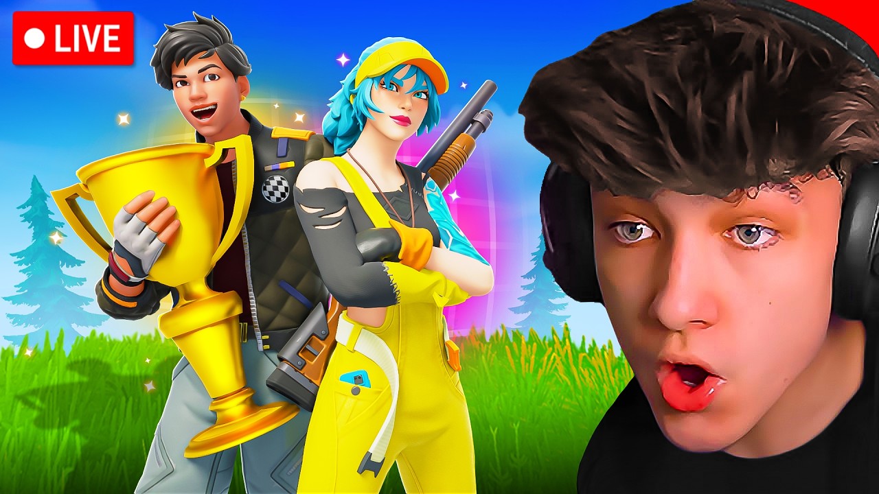 🔴LIVE! - WINNING DUO TOURNAMENT in FORTNITE!