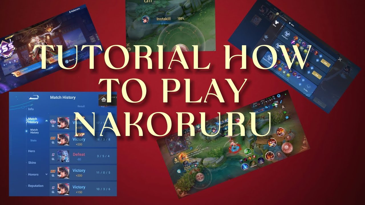 Tutorial on how to play Nakoruru | Honor of kings background