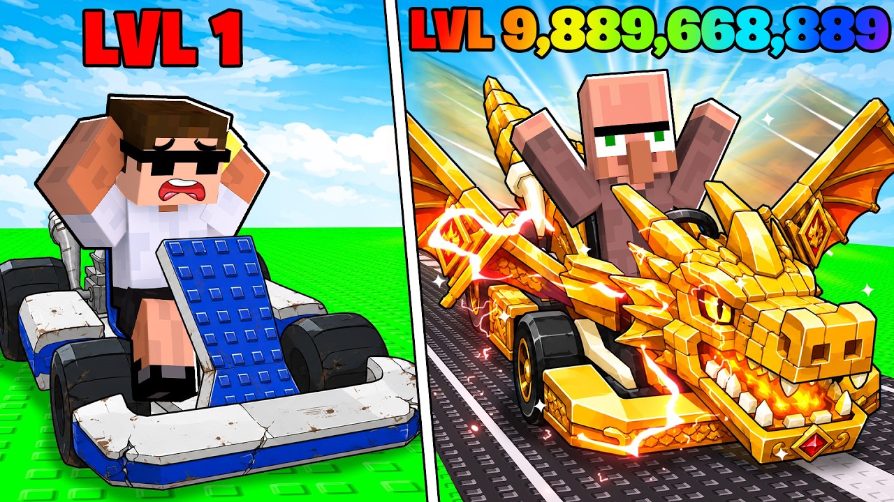 From Slow to Fastest Go Kart in Roblox.. background