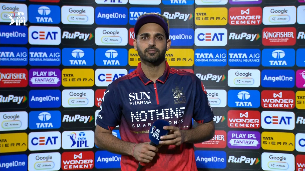 IPL 2026 M61: PBKS vs RCB - Bhuvneshwar Kumar Interview background