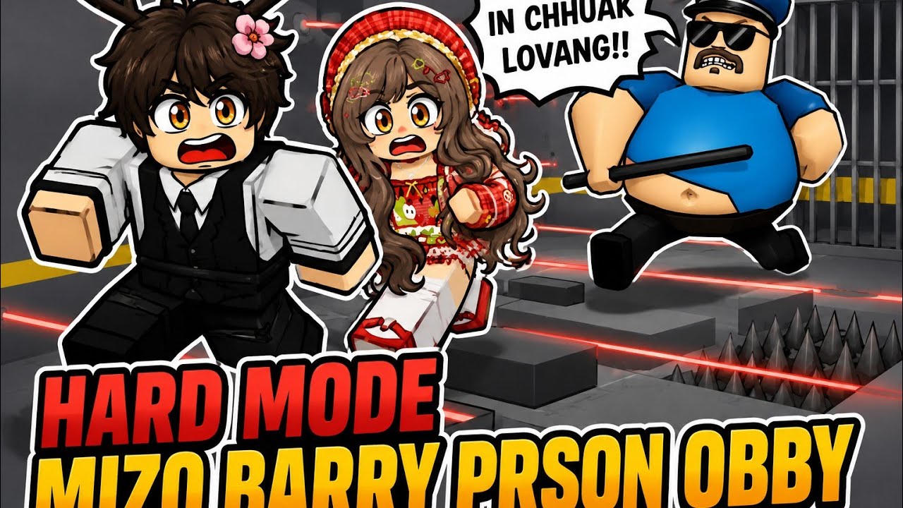 HARD MODE: MIZO BARRY PRISON RUN