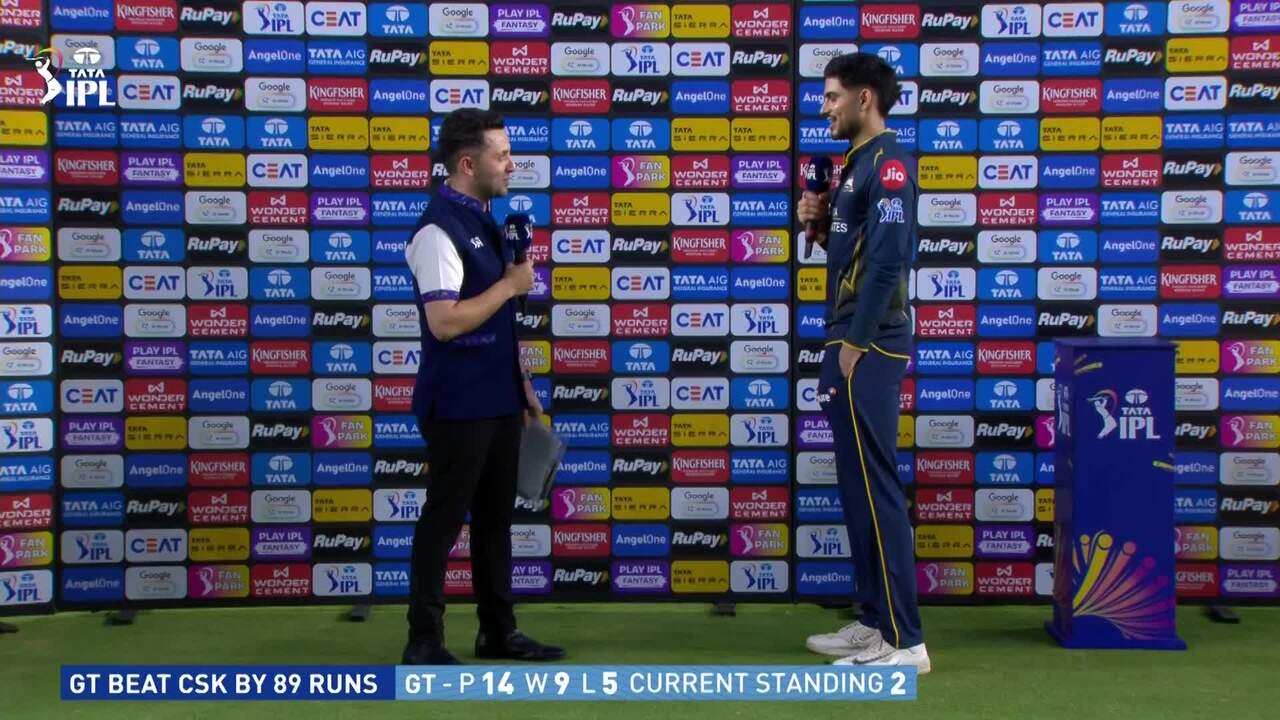 IPL 2026 M66: GT vs CSK - Post Match Presentation background