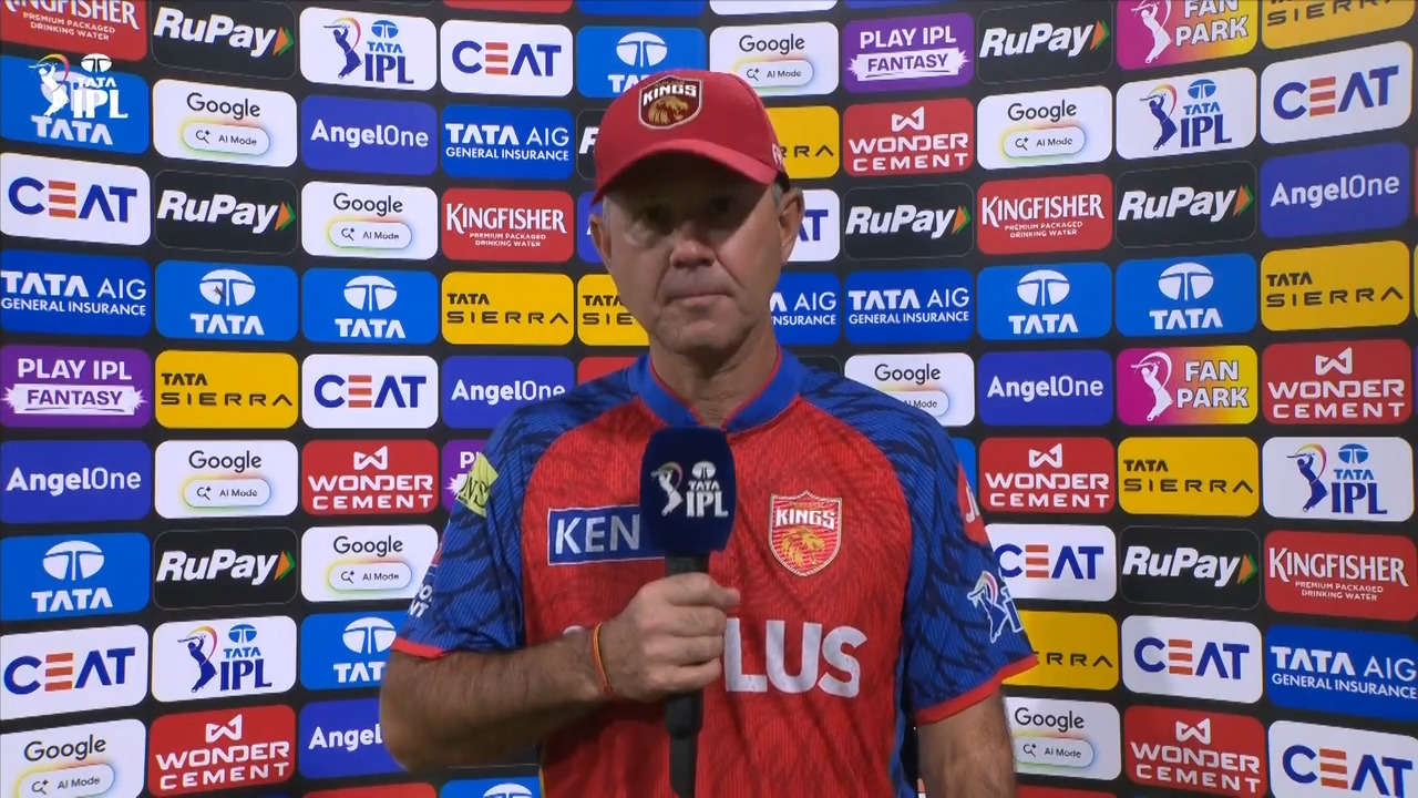 IPL 2026 M68: LSG vs PBKS - Ricky Ponting Interview background