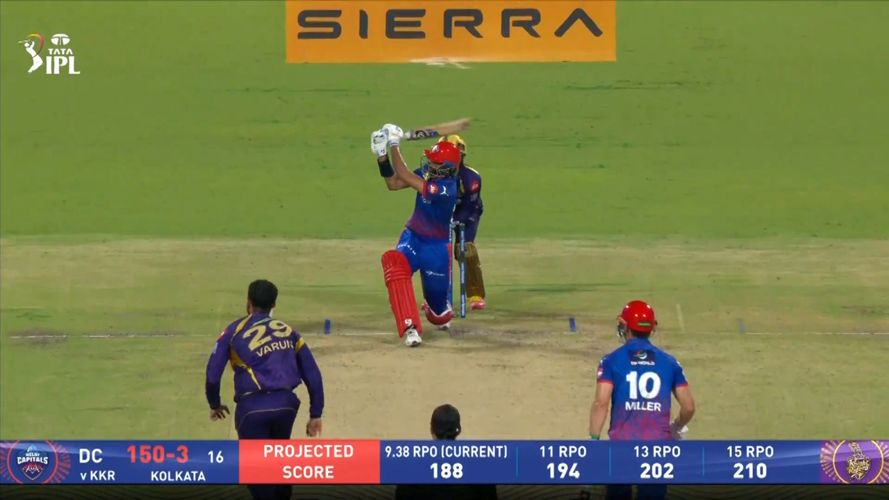 IPL 2026 M70: KKR vs DC - Axar Patel Six background
