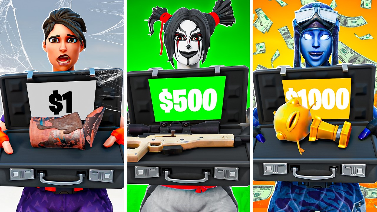 Fortnite CHEAP VS EXPENSIVE