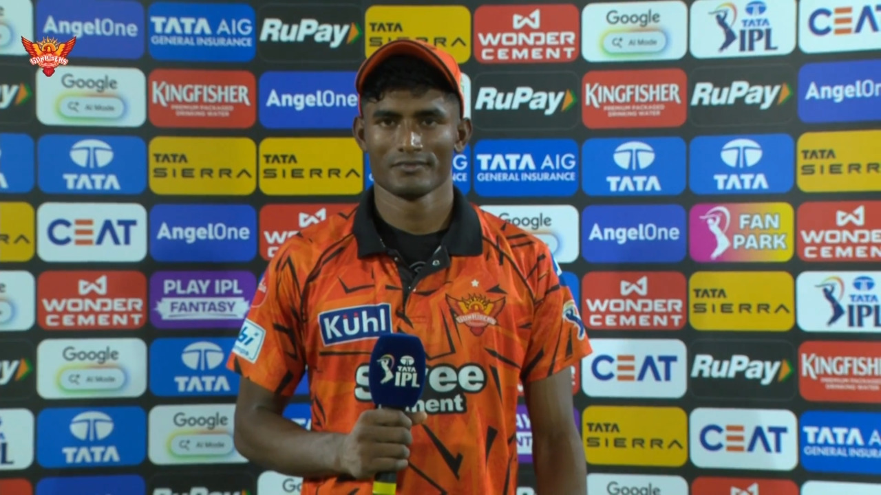 IPL 2026 M67: SRH vs RCB - Sakib Hussain Interview background