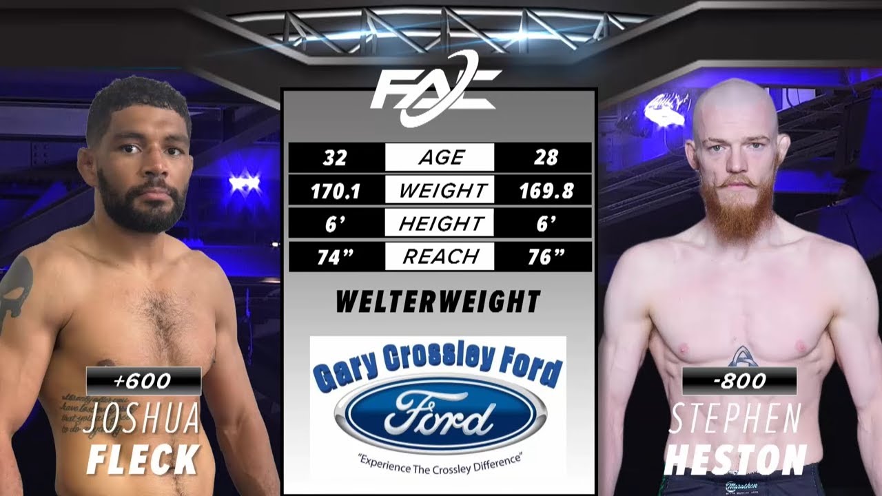 Joshua Fleck vs. Stephen Heston - FAC 34 background