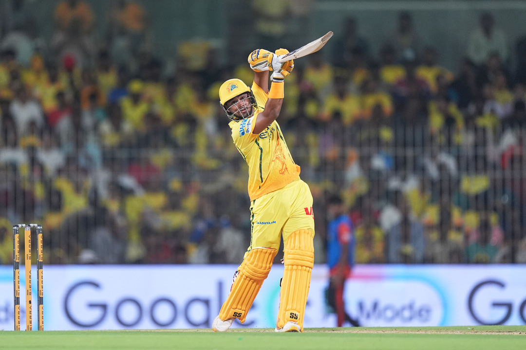 Kartik Sharma shifts gears with a brisk 32(19) background