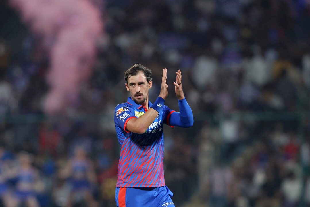 Lethal Pace! Mitchell Starc's devastating four-wicket haul background