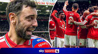 Bruno Fernandes REACTS to equalling PL assist record in Man Utd 3-2 Nottingham Forest ✨