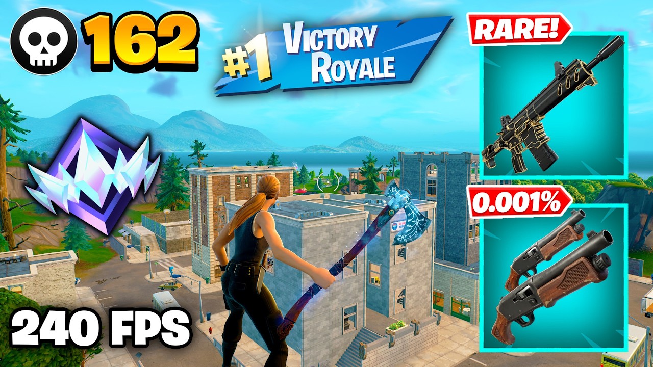 162 Elimination "RANKED RELOAD" Gameplay Wins (Fortnite Chapter 7 Keyboard & Mouse) background