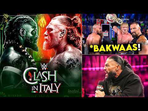 🔥OFFICIAL: Brock Lesnar vs Oba Femi BIGGEST REMATCH ANNOUNCED | Roman Reigns Raw, WWE SNME | WWE