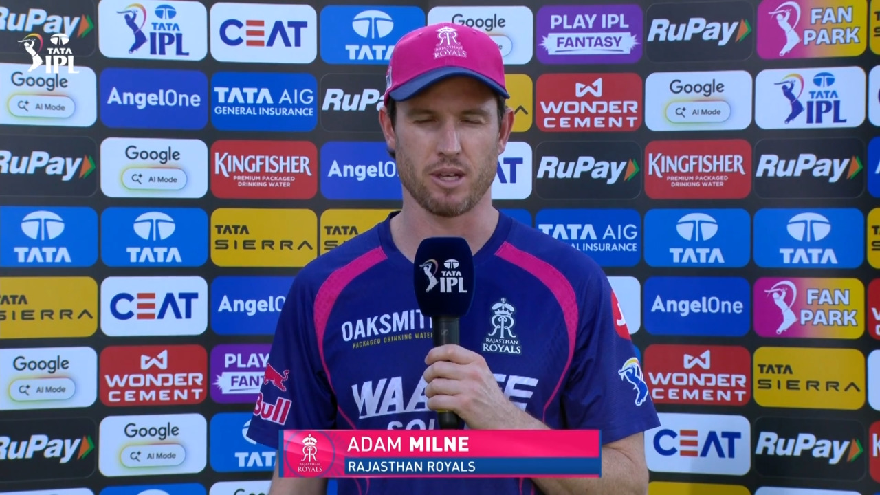 IPL 2026 M64: RR vs LSG - Adam Milne Interview