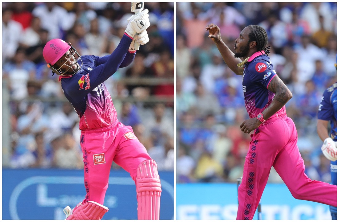 All-rounder Archer puts his hand up on RR's big evening background