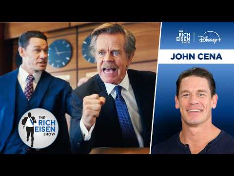 John Cena on His Hilarious ‘Ricky Stanicky’ William H. Macy Hand Gestures Scene | Rich Eisen Show background