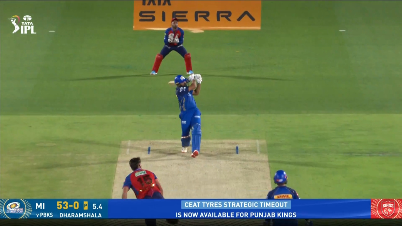 IPL 2026 M58: PBKS vs MI - Rohit Sharma Six background